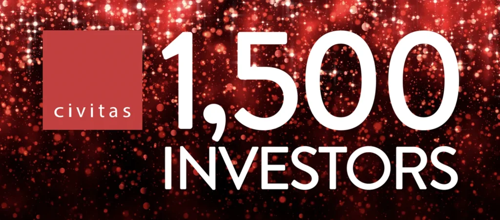 Civitas Celebrates Investor No. 1500