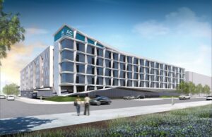 Rendering of the Dual-Branded AC and Residence Inn Hotel in Dallas, Texas